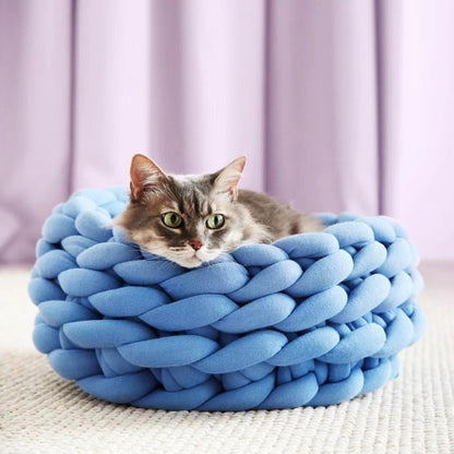 Soft Pet Bed - High Quality Cotton, Ultra Soft & Comfortable