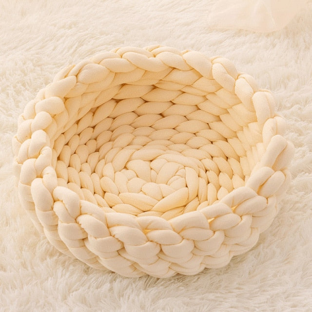 Soft Pet Bed - High Quality Cotton, Ultra Soft & Comfortable