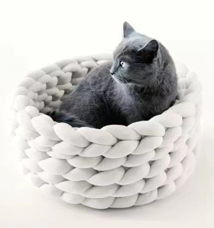 Soft Pet Bed - High Quality Cotton, Ultra Soft & Comfortable