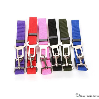 Adjustable Leash Dog Seat Belt - Safety and Style - Furry Family Faves