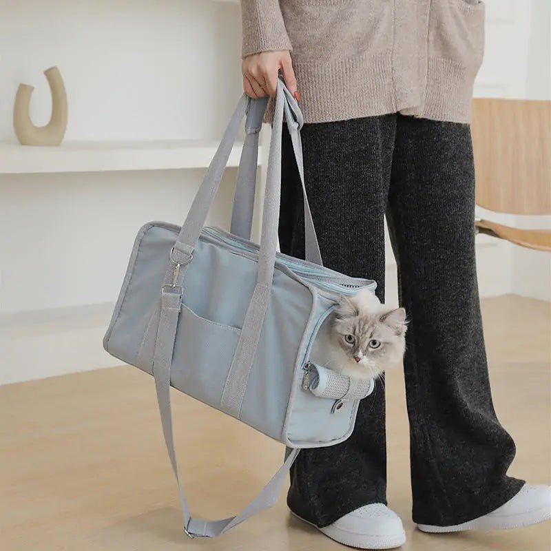 Canvas Pet Carrier Bag - Furry Family Faves