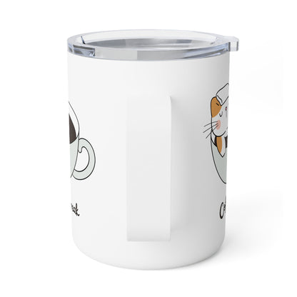 "Coffee Break" Insulated Coffee Mug, 10oz - Furry Family Faves