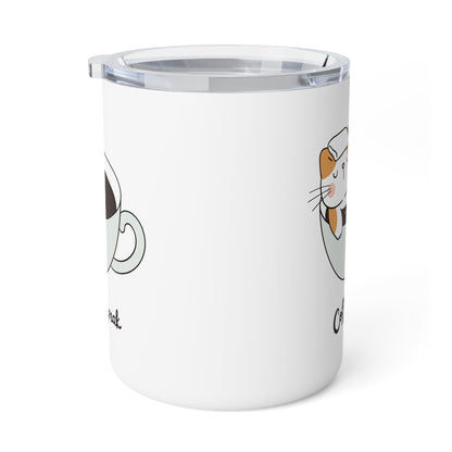 "Coffee Break" Insulated Coffee Mug, 10oz - Furry Family Faves