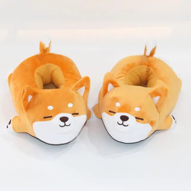 Cute Shiba Inu Dog Slippers - Furry Family Faves