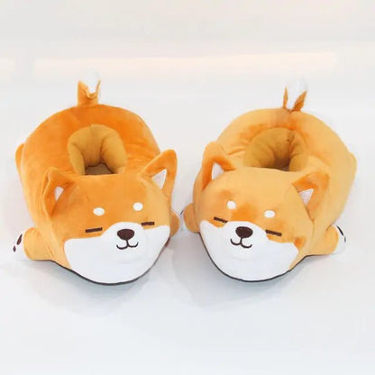 Cute Shiba Inu Dog Slippers - Furry Family Faves