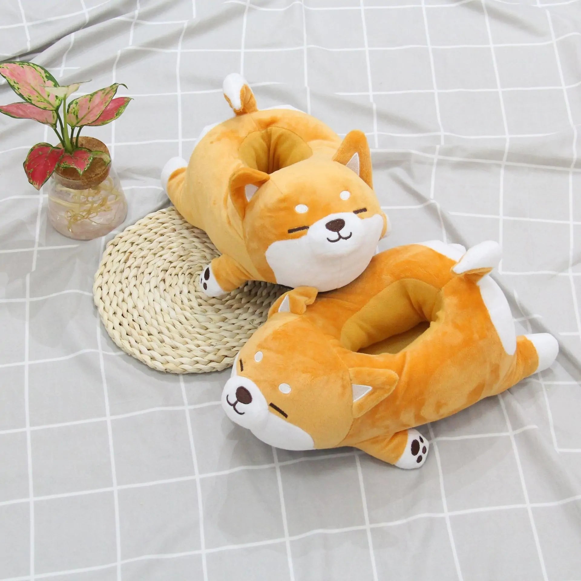 Cute Shiba Inu Dog Slippers - Furry Family Faves