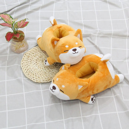 Cute Shiba Inu Dog Slippers - Furry Family Faves