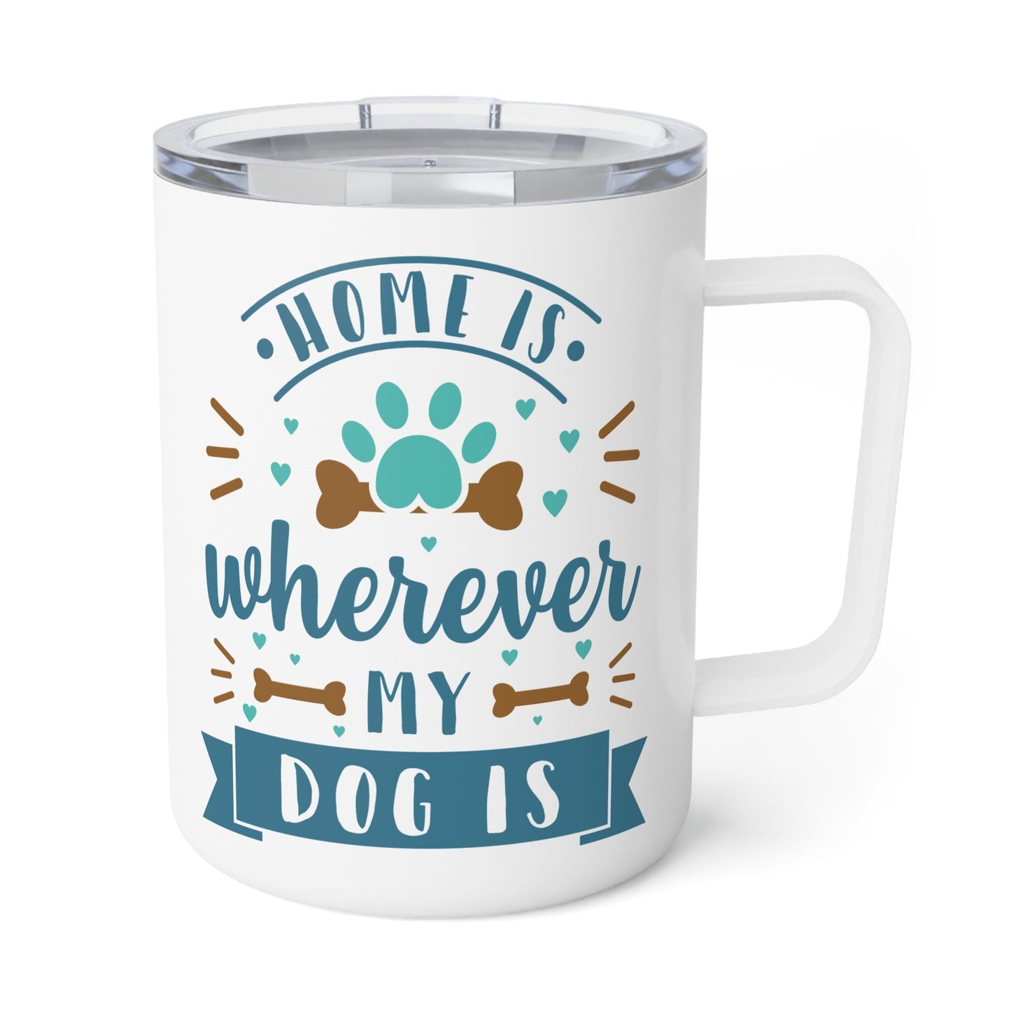 Insulated Coffee Mug, 10oz - Furry Family Faves