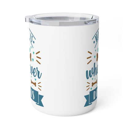 Insulated Coffee Mug, 10oz - Furry Family Faves