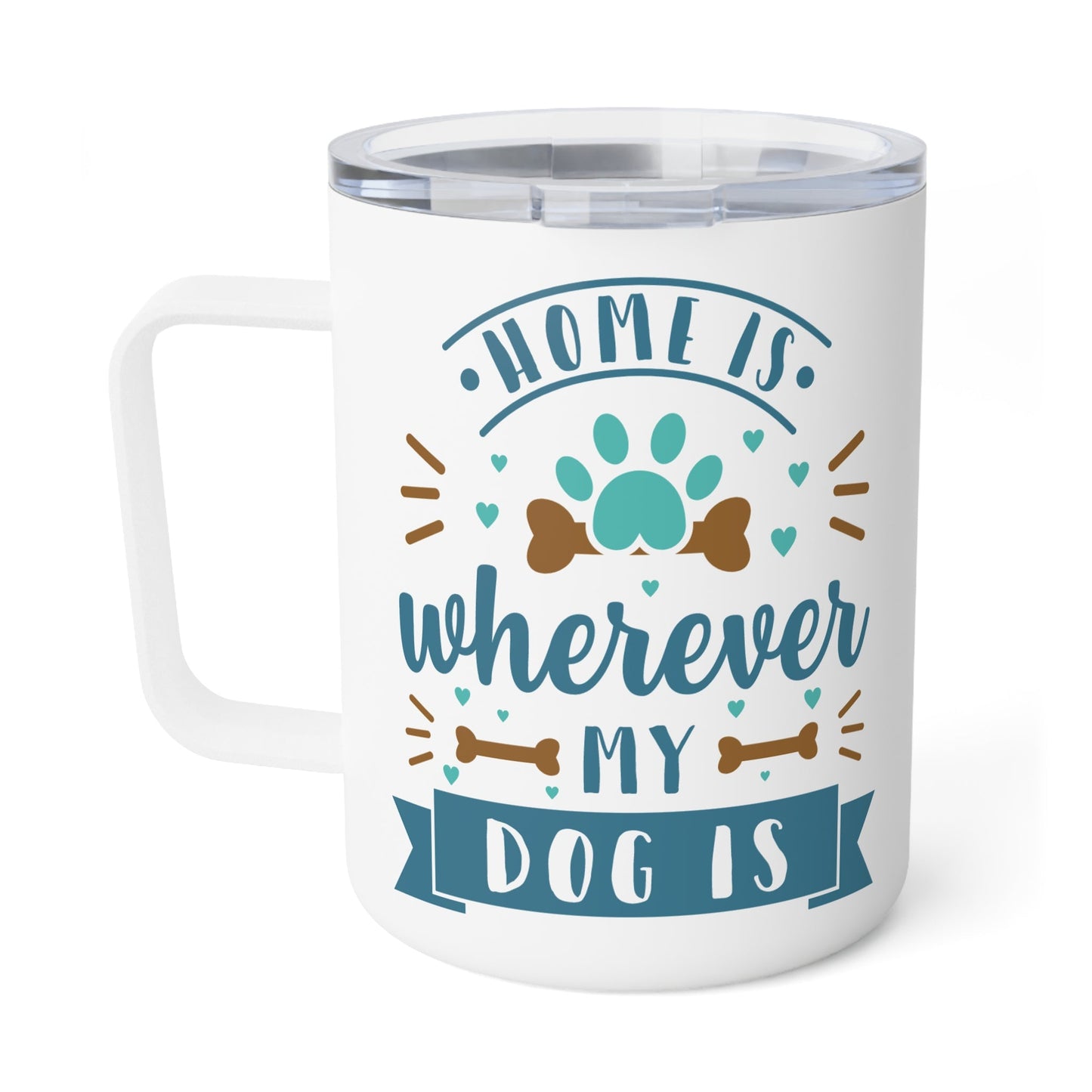 Insulated Coffee Mug, 10oz - Furry Family Faves