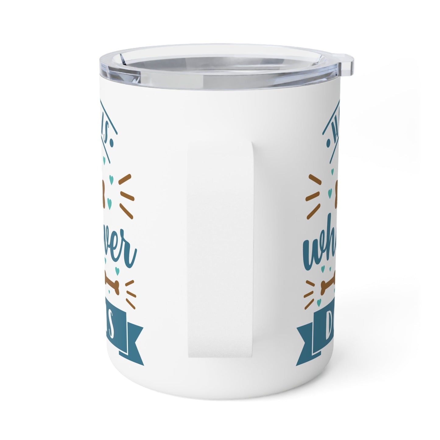 Insulated Coffee Mug, 10oz - Furry Family Faves