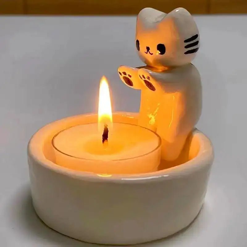 Kitten Paws Tea-light Candle Holder - Furry Family Faves