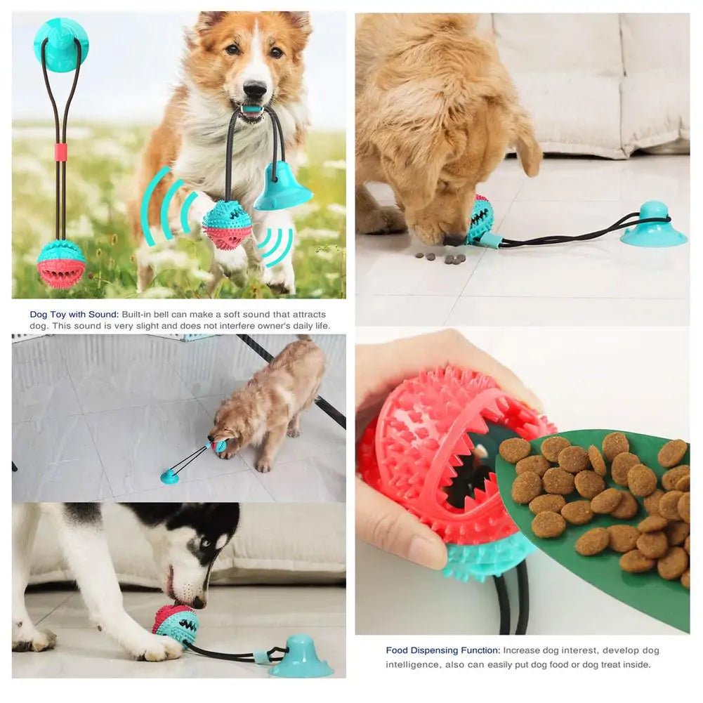 Multifunction Pet Molar Bite Toy - Furry Family Faves