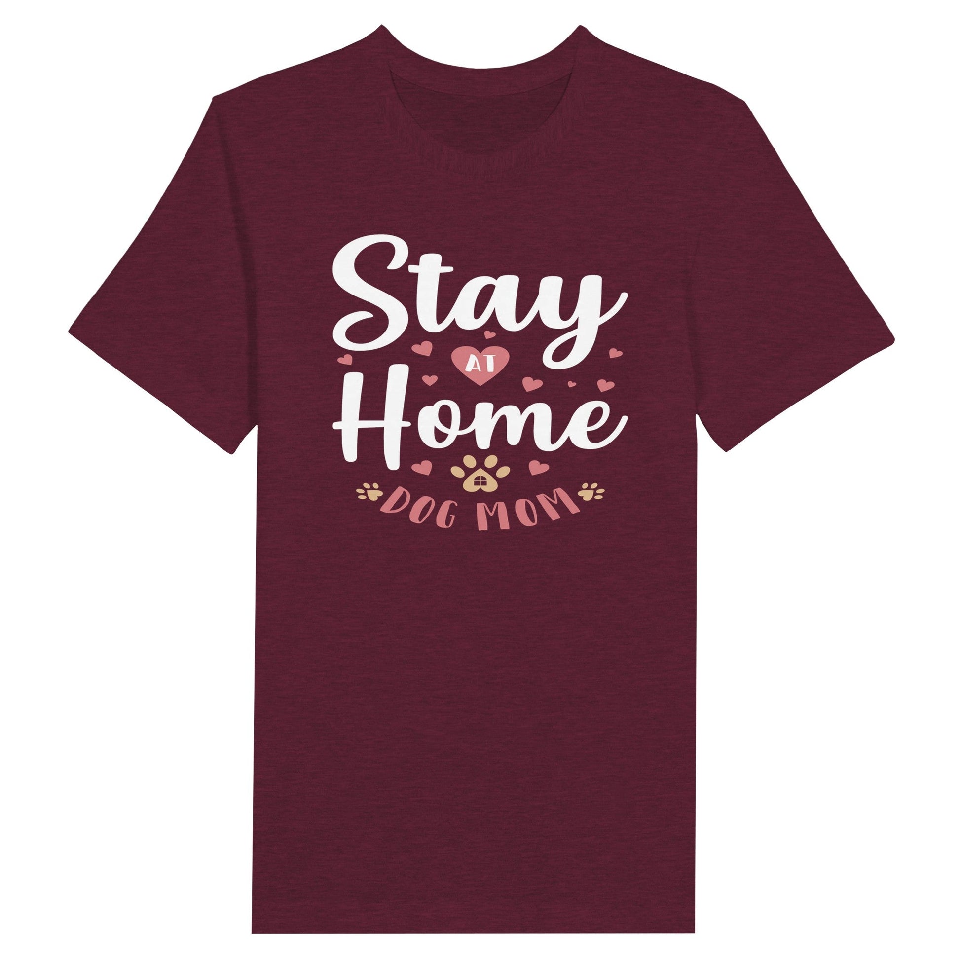 Premium Unisex Crewneck T-shirt - Stay at Home Pet Mom - Furry Family Faves