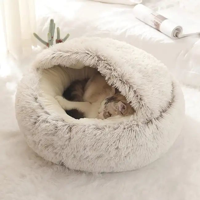 ZenPet Retreat: Plush Haven for Anxiety-Free Comfort - Furry Family Faves