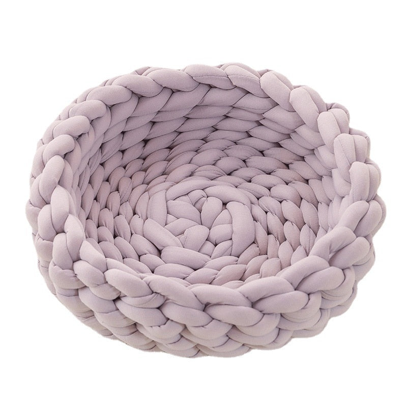 Soft Pet Bed - High Quality Cotton, Ultra Soft & Comfortable