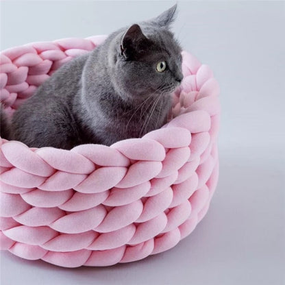 Soft Pet Bed - High Quality Cotton, Ultra Soft & Comfortable