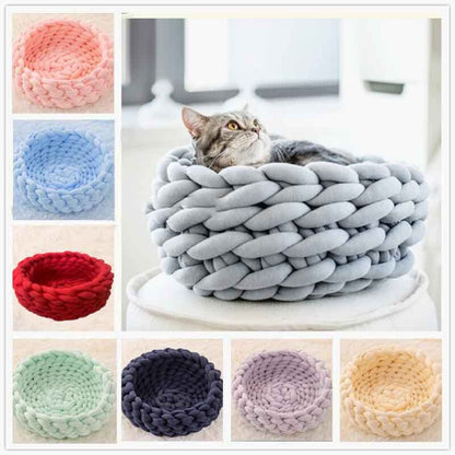 Soft Pet Bed - High Quality Cotton, Ultra Soft & Comfortable