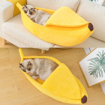 Banana Cat Bed - Furry Family Faves