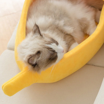 Banana Cat Bed - Furry Family Faves