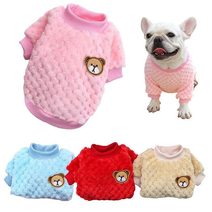 Bear Embroidery Pet Vest - Furry Family Faves