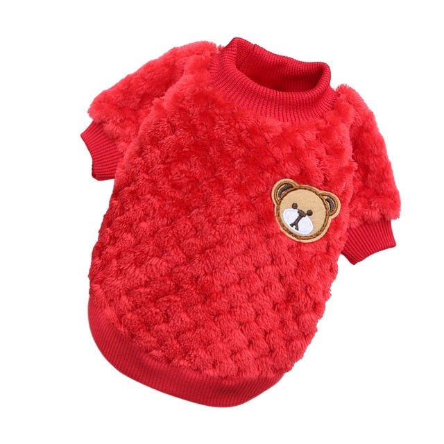 Bear Embroidery Pet Vest - Furry Family Faves