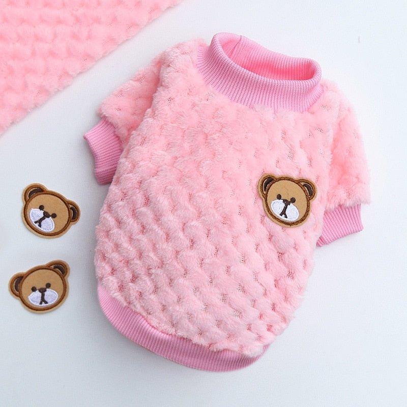 Bear Embroidery Pet Vest - Furry Family Faves