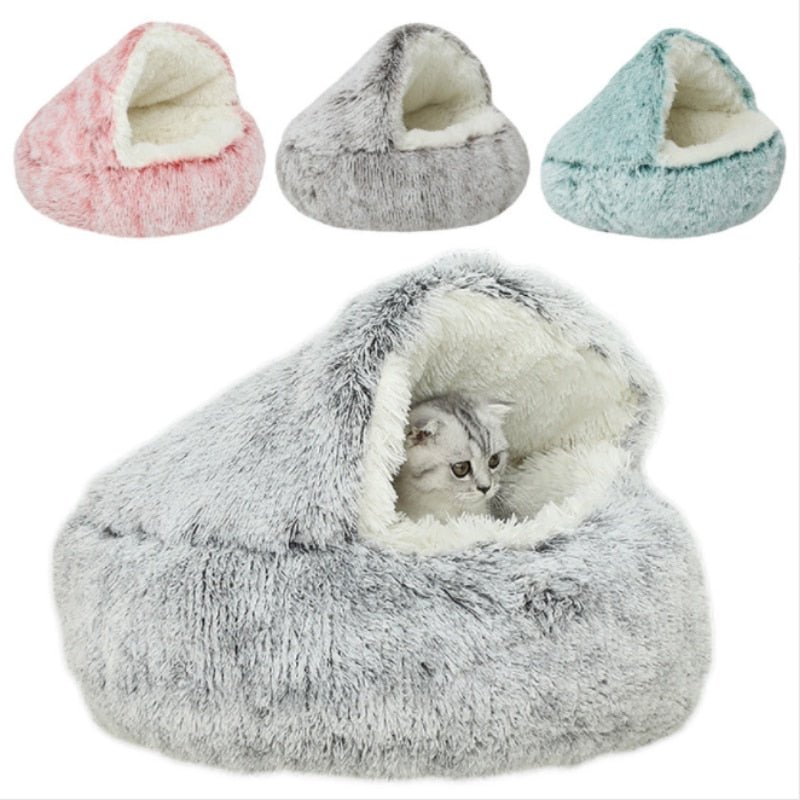 Bed Soft Plush Cozy Pet Bed Pets Love - Furry Family Faves