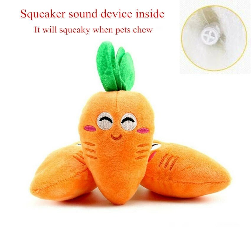 Carrot Pet Toy - Furry Family Faves