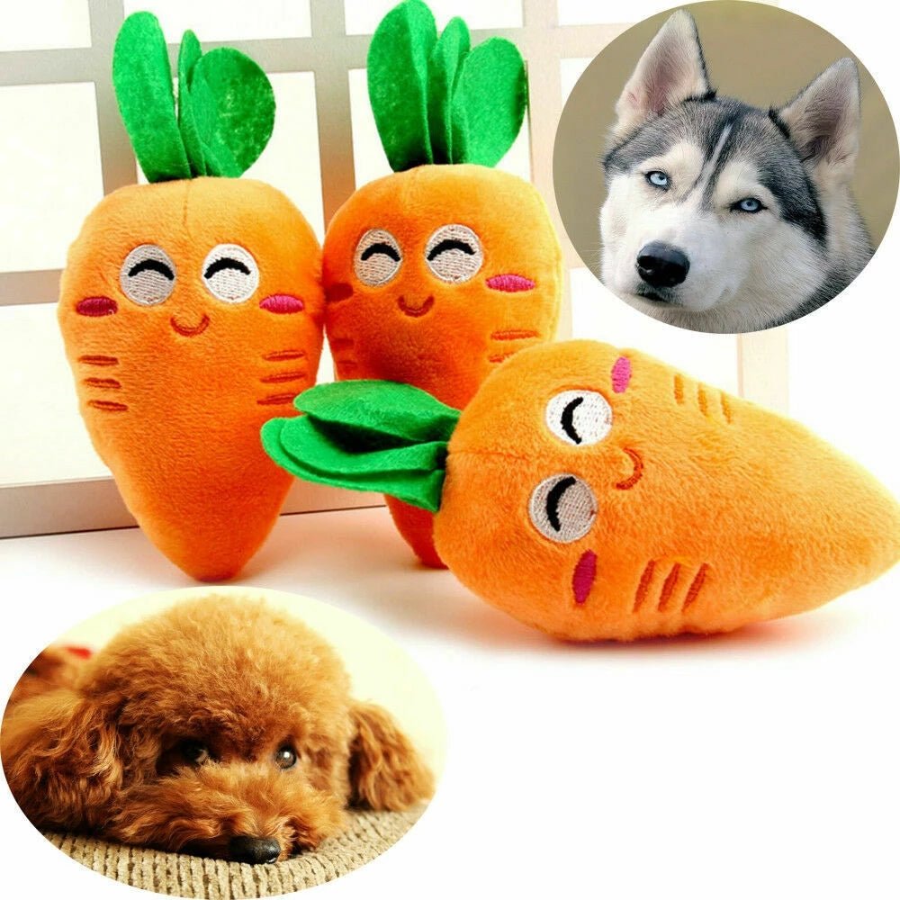 Carrot Pet Toy - Furry Family Faves