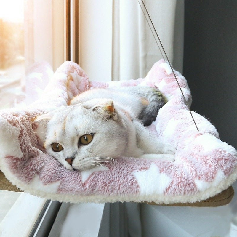 Cat Hanging Bed Shelf Sunny Window Love - Furry Family Faves