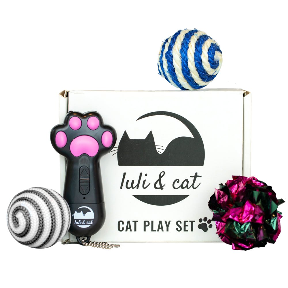 Cat Laser Toy, USB Rechargeable Laser Light Toy - Furry Family Faves