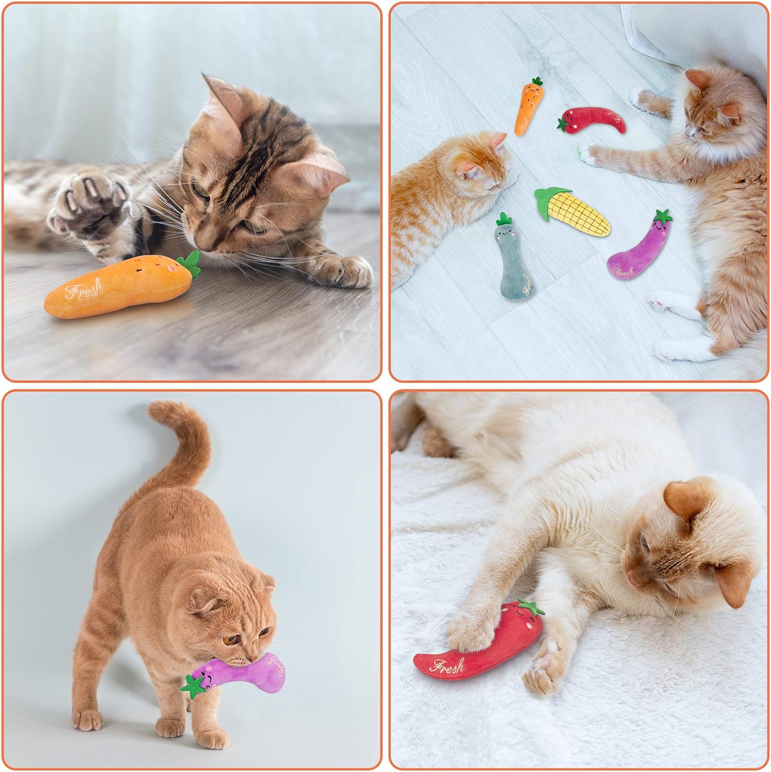 Catnip Toys - Furry Family Faves