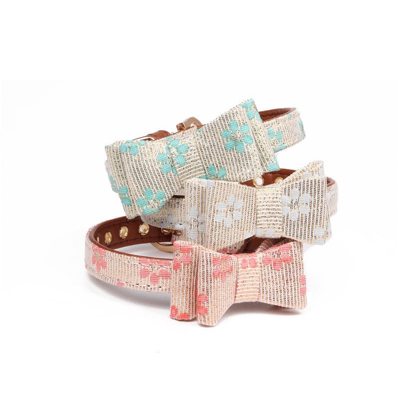 Cute Bowknot Pets Collars - Furry Family Faves