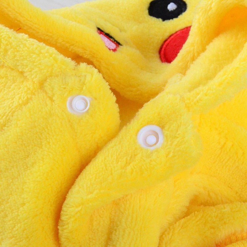 Cute Pikachu Pet Winter Jacket - Furry Family Faves