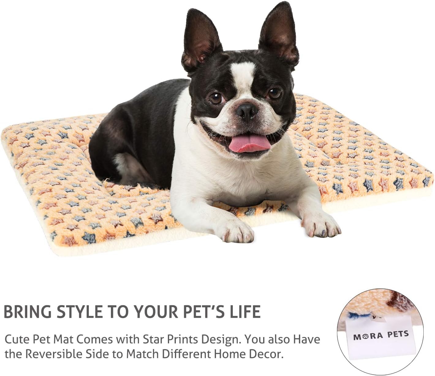 Dog Bed Crate Pad Ultra Soft - Furry Family Faves