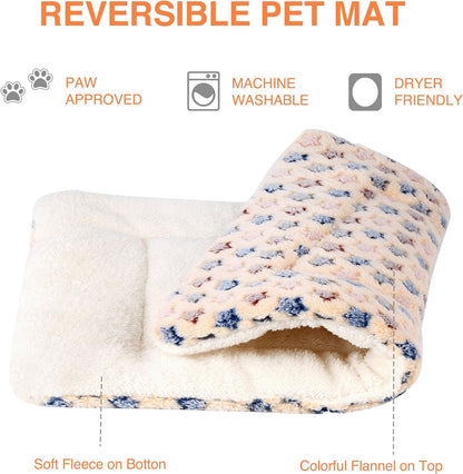 Dog Bed Crate Pad Ultra Soft - Furry Family Faves