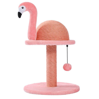 Flamingo Cat Scratching Post - Furry Family Faves