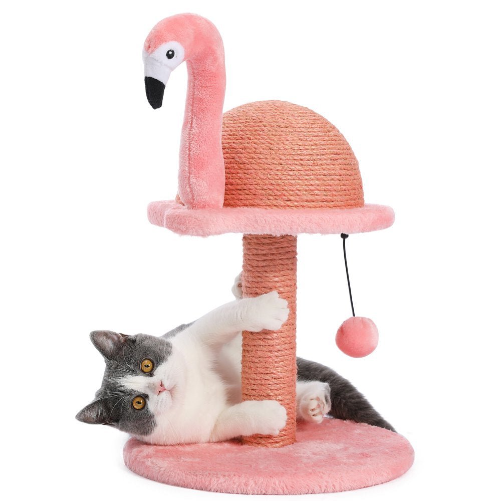 Flamingo Cat Scratching Post - Furry Family Faves