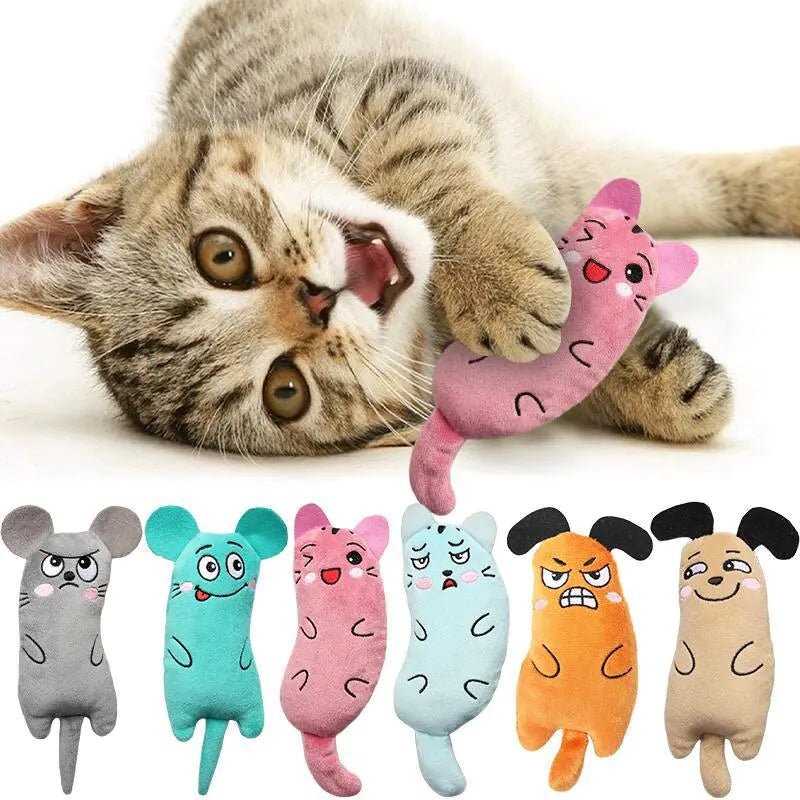 Interactive Plush Cat Toy - Furry Family Faves