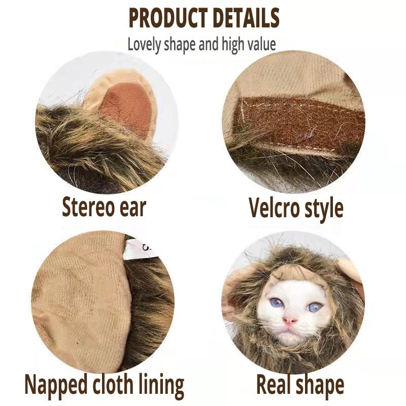 Lion Mane Cat Costume - Furry Family Faves