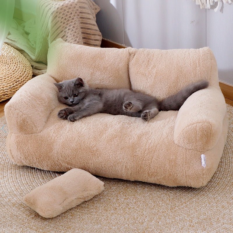 Luxury Cat Bed Sofa - Furry Family Faves