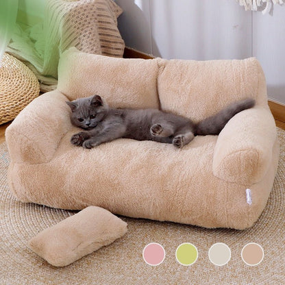 Luxury Cat Bed Sofa - Furry Family Faves