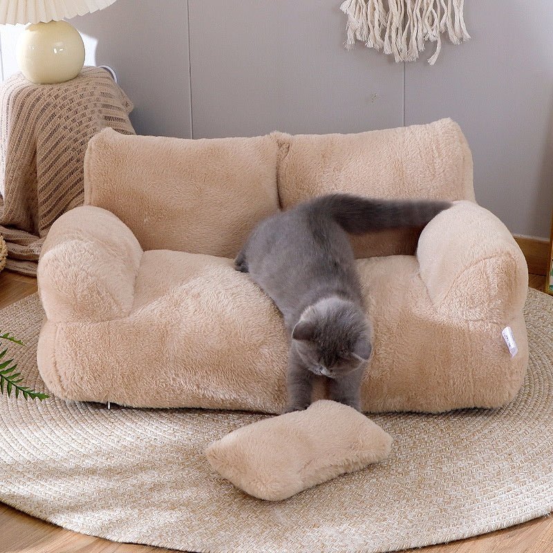 Luxury Cat Bed Sofa - Furry Family Faves