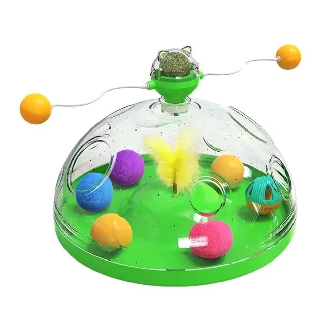 Multifunctional Turntable Pet Toys - Furry Family Faves