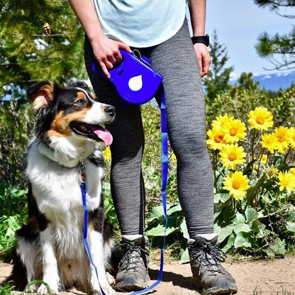 Multifunctional Water and Bag Dispenser Leash - Furry Family Faves