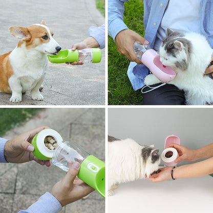 On-The-Go Multifunction Pet Bottle - Furry Family Faves