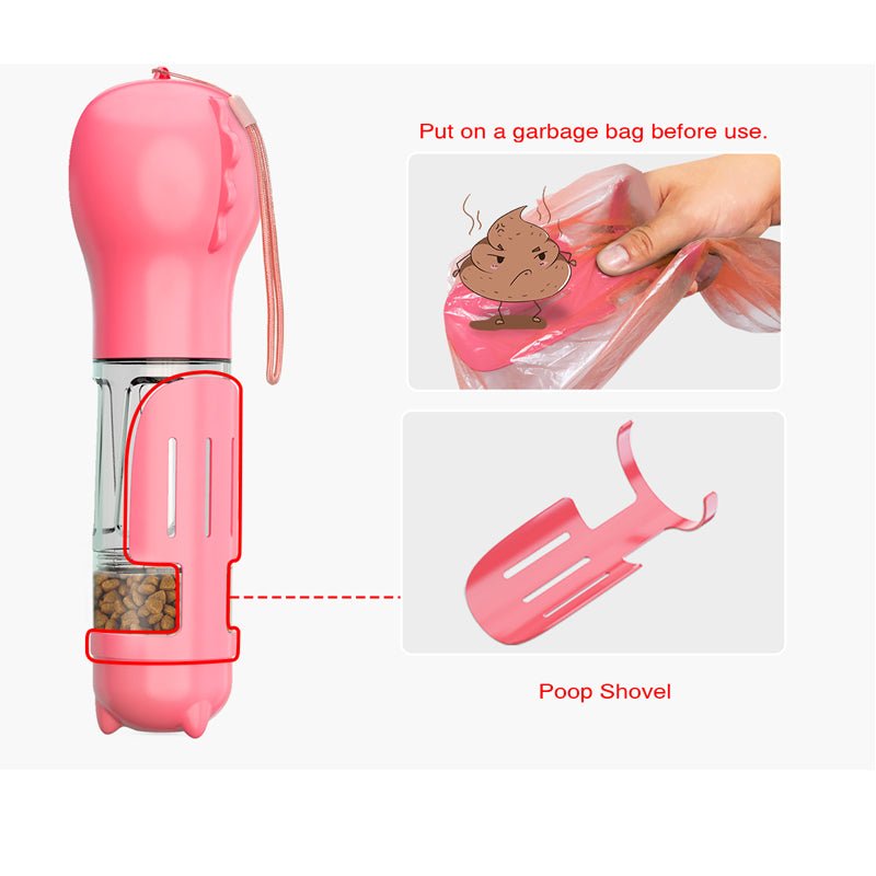 On-The-Go Multipurpose Pet Feeder - Furry Family Faves