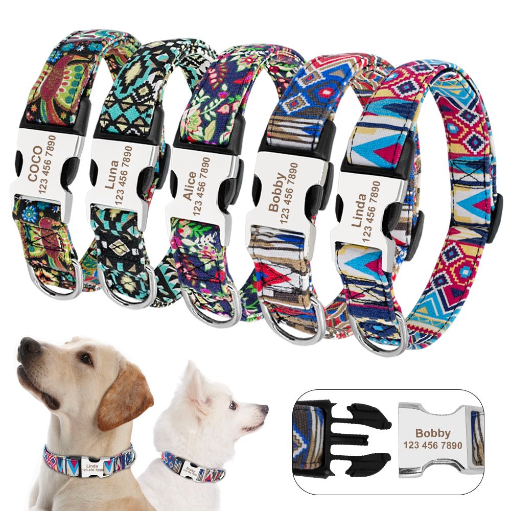 Personalized dog collar - Furry Family Faves