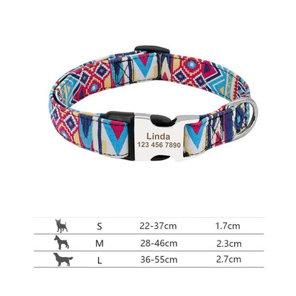 Personalized dog collar - Furry Family Faves